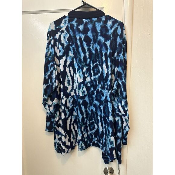 Lot of Susan Graver Liquid Knit Tops 3x Lot Of Six Greens Blues Work Plus Sz EUC - Picture 13 of 16